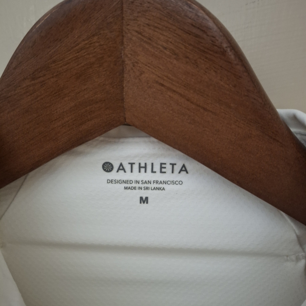 Athleta White Quarter-Zip Pullover_2 - image 3